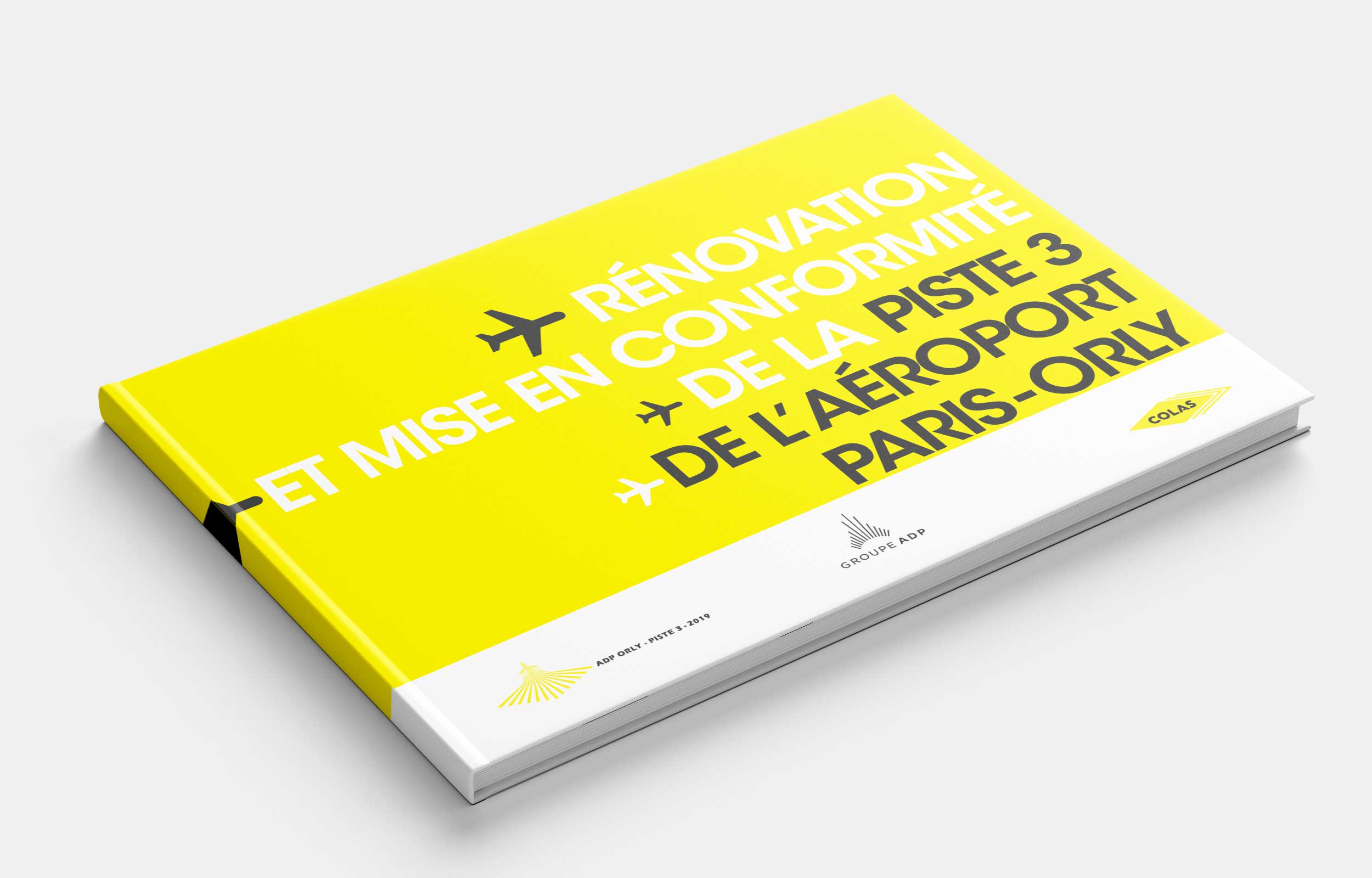 Brochure de présentation consacrée au chantier de la piste 3 de l'aéroport d'Orly