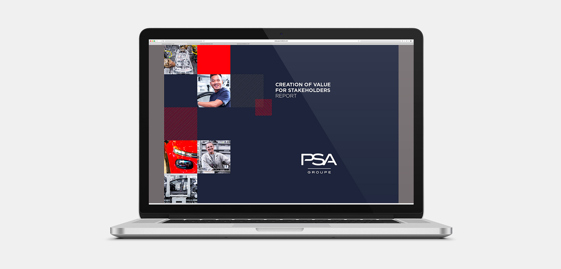 rapport intégré consultable en ligne du groupe PSA