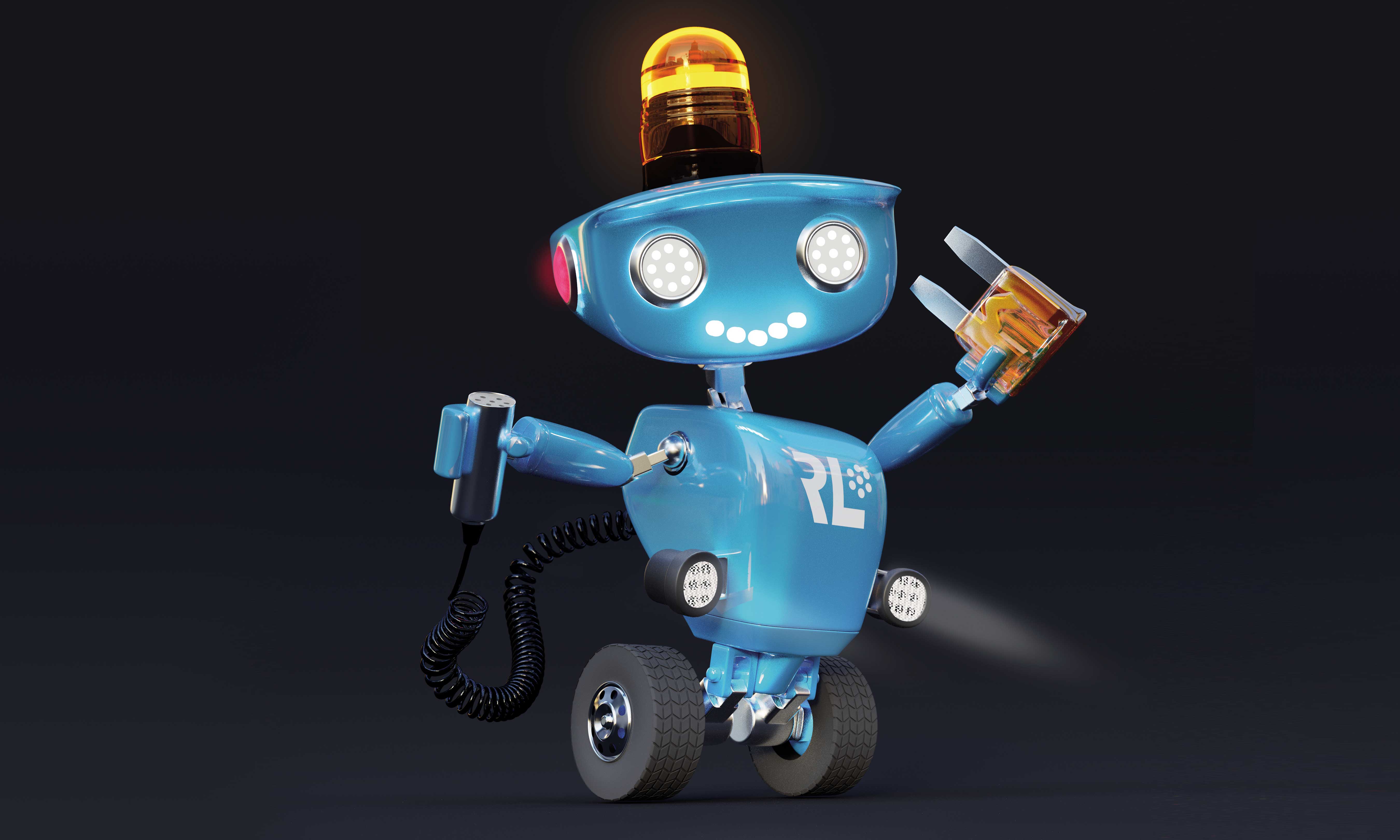 création graphique d'une mascotte pour la société Robert Lye