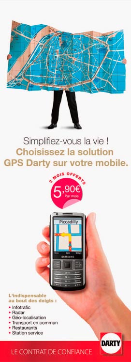 maquette gps darty