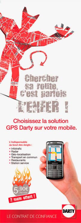 maquette gps darty