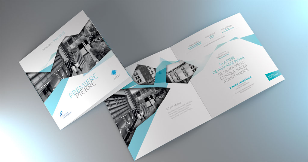 création graphique invitation print version 2